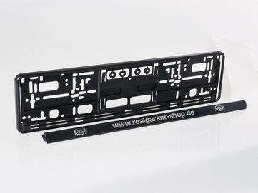 Kennzeichenhalter mit 3D-Schrift oder Kombi 