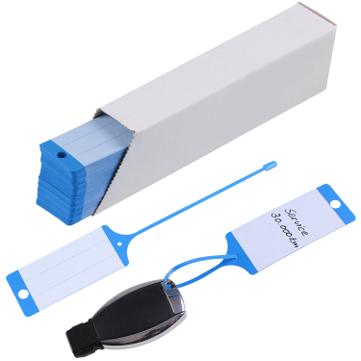 Schlüsselanhänger Ringless III: Schnellverschluss, neutral  blau neutral