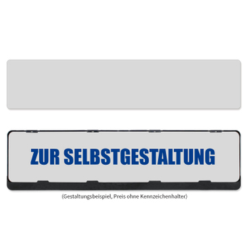 Miniletter Blanko unbedruckt: zur Selbstbeschriftung, 1,5 mm stark 