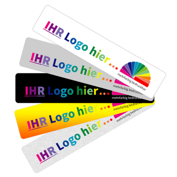 Miniletter Colours: Werbeschild Individual: 4C-Digitaldruck, 1,5 mm stark 