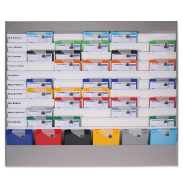 Plantafel Allround: für DIN A4, mit 11 Planungsreihen (10+1) mit Metallrahmen 