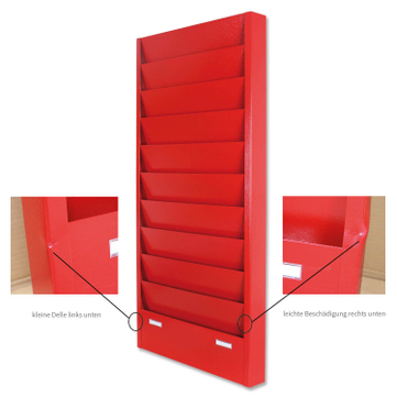 Plantafel Classic Werkstattplaner mit 10 Reihen: B-Ware II. Wahl 