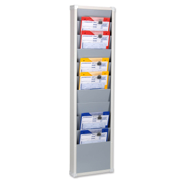 Plantafel Office-S: 10 Reihen für DIN A4 Dokumente oder Auftragstaschen 