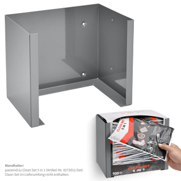 Wandhalterung Zubehör: passend zu Kartonbox mit 100 Sets Einwegschoner 