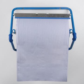 Papierrollenhalter für Putzrollen bis 40 cm Breite, zur Wandmontage 