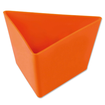 Leitzahlträger magnetisch, wetterfest: Neutral / Blanko  Orange/Blanko