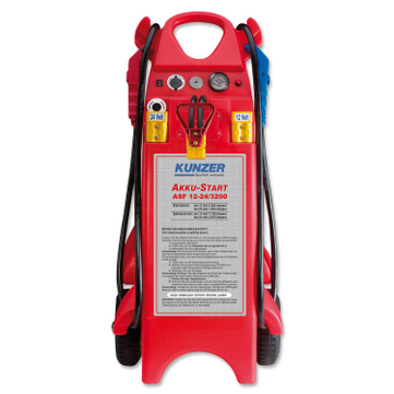 Kunzer ASF12-24/3200 Akku-Starter für 12/24 Volt: fahrbares Profigerät 