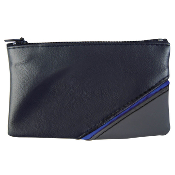 Schlüsseltasche C-D: Creativ Design, mit Farbstreifen  Streifen Blau