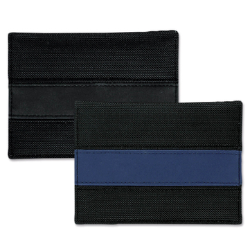 Führerscheintasche Colour Lane mit Streifenapplikation  Schwarz/Schwarz