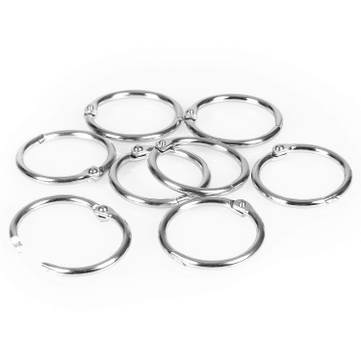 Metall-Klappringe Schlüsselringe zum Aufklappen: Ø 31 mm, ( VPE = 25 Stück ) 