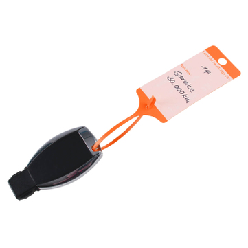 Schlüsselanhänger Ringless II: Schnellverschluss (für D)  Orange (für D)