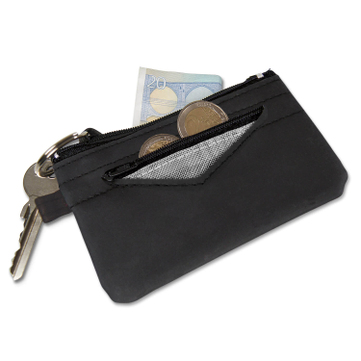 Schlüsseltasche Pepp Key: farbige Dreiecksapplikation  Dreieck Silber