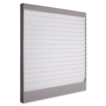 Plantafel Allround: für DIN A4, 16 Reihen (15+1 Reihe) mit Metallrahmen 