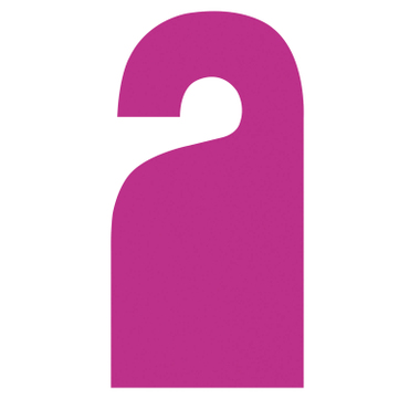 Spiegelanhänger Leitzahl-Anhänger ohne Beschriftung, zur Selbstbeschriftung Pink /  Blanko