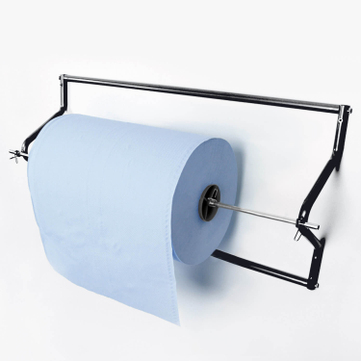 Rollenhalter Uno: für Rollen bis Breite 70 cm, Wandmontage (ohne Rolle) 