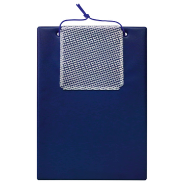 Auftragstasche A4 Eco-Magnet: mit Magnetverschluss und Schlüsseltasche Blau mit Magnet