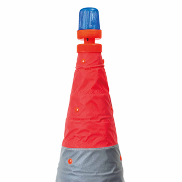 Aufsteckleuchte blau für Leitkegel