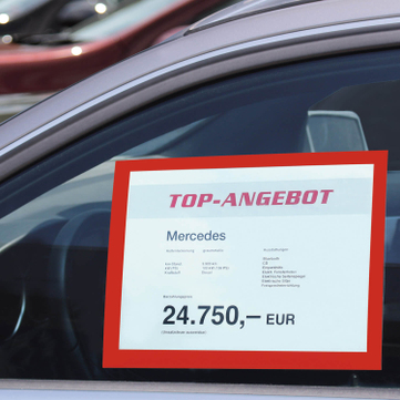 Hafttasche RGS: A4 selbsthaftend an Glasscheiben, bis 120° hitzebeständig 