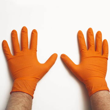 Nitril-Handschuhe XL Manutril Flex Grip: XL (9-10), extra reißfest, Top Grip 