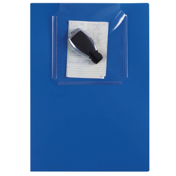 Auftragstasche A4 Flex-Pocket: mit Schlüsselfach und Klettverschluß Blau