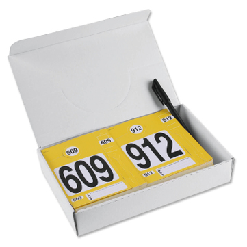Leitzahlset 4-teilig zur Fahrzeugorganisation: Nr.609 bis 912 Set mit 304 Stück 