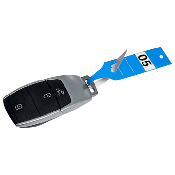 Eurotag Car-ID: 3in1 Schlüsseletiketten 3-teilig: Nr. 01-320 3 Teile= gleiche Nr. 