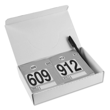 Leitzahlset 4-teilig zur Fahrzeugorganisation: Nr.609 bis 912 Set mit 304 Stück 