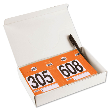 Leitzahlset 4-teilig zur Fahrzeugorganisation: Nr.305 bis 608 Set mit 304 Stück 