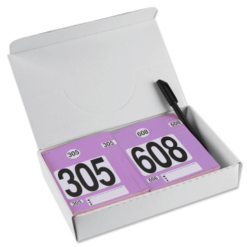 Leitzahlset 4-teilig zur Fahrzeugorganisation: Nr.305 bis 608 Set mit 304 Stück 
