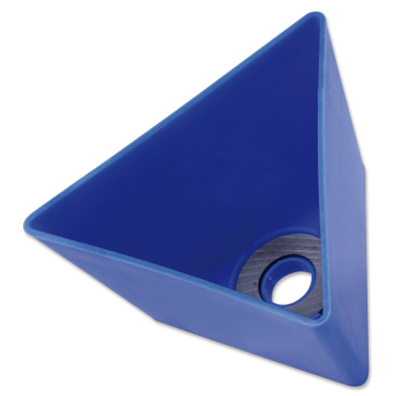Leitzahlträger magnetisch, wetterfest: Neutral / Blanko  Blau / Blanko