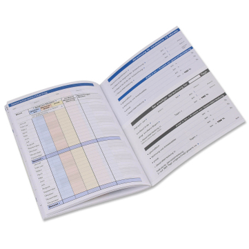 Fahrtenbuch DIN A5 Hochformat, großzügige Spalteneinteilung auf 36 Doppelseiten 