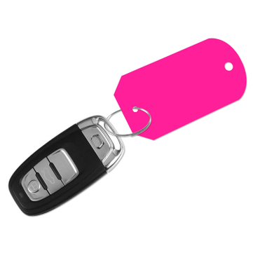 Schlüsselanhänger Car: 100 Anhänger, 100 Schlüsselringe  Fuchsia