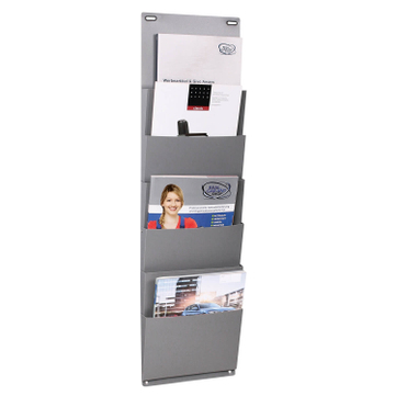Organizer Wall-1: mit 6 Fächern: für DIN A4 Hochformate, Wand- oder Türhänger 