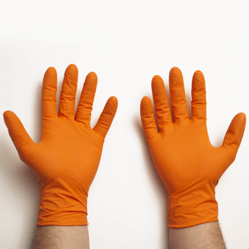 Nitril-Handschuhe XL Manutril Flex Grip: XL (9-10), extra reißfest, Top Grip 