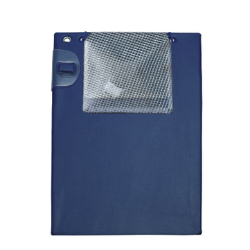 Auftragstasche A4 Volumen: 2x Magnetverschluß  Blau / Transp.