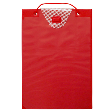 Auftragstasche A4 Eco-Magnet: mit Magnetverschluss und Schlüsseltasche Rot/m. Magnet