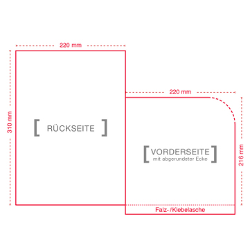 Dokumententasche Logo: mit Individualdruck: für Aufträge, Rechnungen etc. 