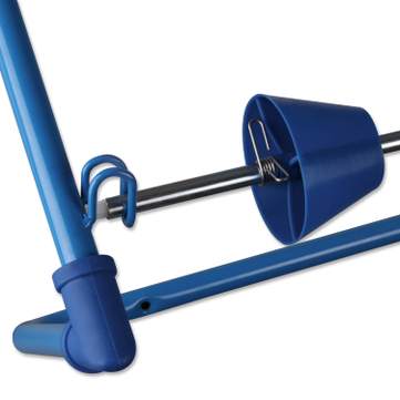 Papierrollenhalter für Putzrollen bis 40 cm Breite, zur Wandmontage 