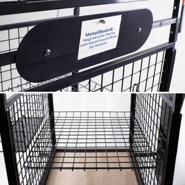 Karosserieteilewagen Werkstattwagen, Lackierwagen, fahrbar, Traglast bis 220 kg 