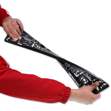 Kennzeichenhalter EASY-Comfort-RGS mit Schiebeverschluss mit 1-Farbdruck 