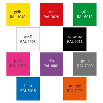 Leitzahlträger magnetisch, wetterfest: Neutral / Blanko  Grau/Blanko