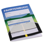 Fahrtenbuch DIN A5 Hochformat, großzügige Spalteneinteilung auf 36 Doppelseiten 