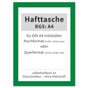 Hafttasche RGS: A4 selbsthaftend an Glasscheiben, bis 120° hitzebeständig 