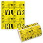 Rad-/Reifenaufkleber Reifenetiketten 4-fach Satz: VL/VR/HL/HL (100 x 4-fach Sätze) 