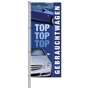 Fahne Gebrauchtwagen Motiv Top-Top-Top: mit Foto Autos H 300 cm x B 120 cm 