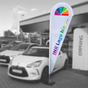 Wings-Banner: Event Werbebanner mit Ihrem Individualdesign  