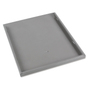Erweiterungsfach zu Fächersystem, Griffsicht-System Multi A4 Hochformat, Metal Grau/Silber