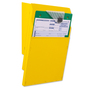 Fächersystem Multi-S 2 Fächer für DIN A4, Griffsicht-System Hochformat, Metall gelb
