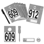 Leitzahlset 4-teilig zur Fahrzeugorganisation: Nr.609 bis 912 Set mit 304 Stück 