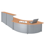 Empfangstheke TK7 Concept: Set mit 2 geraden Theken und 2 Tische (abgewinkelt) 